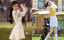 Viral ảnh Á hậu Phương Nhi xinh đẹp và khí chất chuẩn "dâu hào môn" khi chơi golf - môn gắn với Đỗ Mỹ Linh