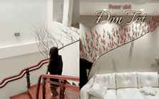 Mẹ bỉm "cao tay" tận dụng cành đào khô từ Tết năm ngoái, hô biến thành cành đào rực rỡ chỉ với hơn 200k