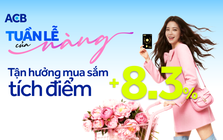 Chỉ còn 3 ngày: Ưu đãi “sinh lời” 8/3 của ACB sắp khép lại