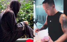 Tóc Tiên trở về biệt thự chung với Touliver