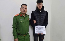 Đối tượng Nguyễn Ngọc Huy SN 2006 ra đầu thú