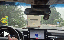 CSGT hú còi, gọi loa, xe khách cố tình không tránh đường cho đoàn xe ưu tiên