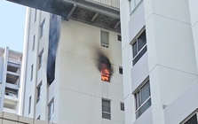 Cháy căn hộ chung cư trên đường Mai Chí Thọ, TPHCM