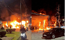 NÓNG: Cháy lớn tại quán Mixue ở Quảng Ninh, lửa bùng dữ dội thiêu rụi cửa hàng khiến nhiều người hốt hoảng