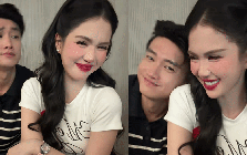 Quốc Trường tựa vai tình tứ bên Ngọc Trinh