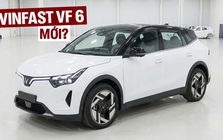 Rộ ảnh SUV VinFast mới đang thử nghiệm: Cỡ như VF 6, cụm đèn đặt cao kiểu VF 8, mâm gần giống VF MPV 7