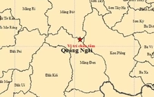 Động đất cách tâm chấn 80 km rung lắc nhiều nơi ở Quảng Ngãi