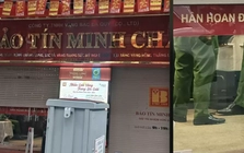 Hà Nội: Nhiều cảnh sát xuất hiện tại cửa hàng vàng  Bảo Tín Minh Châu