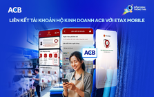 Nhận tiền bán hàng vào tài khoản cá nhân: ACB hỗ trợ kết nối eTax Mobile