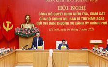 Công bố quyết định kiểm tra của Bộ Chính trị, Ban Bí thư đối với Ban Thường vụ Đảng ủy Chính phủ
