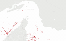 Eo biển Hormuz giờ 'vắng lặng' thế nào - nhìn bức ảnh này là hiểu