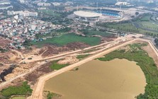 Tăng tốc thi công dự án hồ điều hòa 800 tỷ đồng gần sân Mỹ Đình