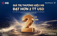 Giá trị thương hiệu MB 2026 vượt mốc 2 tỷ USD, nâng hạng AAA+