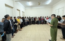 Cảnh sát bất ngờ đột kích hồ câu Lĩnh Đinh, đưa hàng chục"cần thủ" về trụ sở làm việc