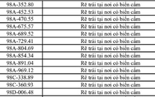 Danh sách 322 chủ xe máy, ô tô có biển số sau nhanh chóng nộp phạt nguội theo Nghị định 168