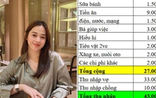 Cặp vợ chồng “về lại số 0” ở tuổi 42, bảng chi tiêu dư 16 triệu được khen