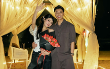 Tuyển thủ Vũ Văn Thanh cầu hôn bạn gái "trâm anh thế phiệt" trong khung cảnh lãng mạn như ngôn tình