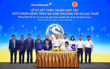 SACOMBANK hợp tác với Cục Thuế triển khai giải pháp hỗ trợ hàng triệu hộ kinh doanh trên toàn quốc
