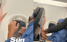 Cảnh tượng gây sốc: Nữ hành khách châm lửa đốt ghế khi máy bay đang bay