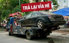 Mercedes-AMG S63 phơi sương vỉa hè gần 10 năm tại Hà Nội đã bị cẩu đi và đây là lý do