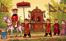 MV ca nhạc được thực hiện bằng công nghệ AI để “viết lại” câu chuyện “Đám cưới chuột” trong tranh Đông Hồ đang gây chú ý