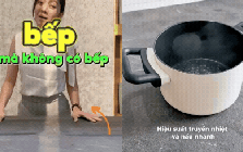 Hội chị em xôn xao với căn bếp có “bếp nấu vô hình”: Nhìn như bàn ăn, đặt nồi ở đâu nấu được ở đó
