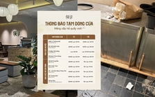 Phê La đóng cửa hàng loạt để nâng cấp hệ thống