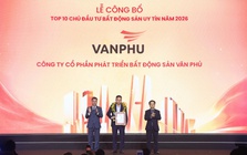 Văn Phú đạt top 10 chủ đầu tư Bất động sản uy tín 2026