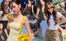 "Ngọc nữ showbiz" nhan sắc như tượng tạc: 34 tuổi vẫn mặc đẹp, sành điệu ngang gái trẻ