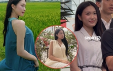 Doãn Hải My lộ vòng 2 lùm lùm khi về quê Văn Hậu