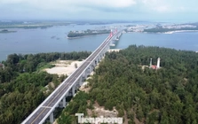 Nhìn gần công trình vượt biển hơn 2.400 tỷ đồng thông xe ngày 30/4