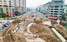 Vành đai 2,5 đoạn Cầu Giấy thi công theo lệnh khẩn cấp hiện ra sao?