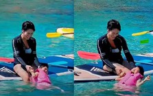 Nữ diễn viên Việt đưa con đi biển chơi mà hàng trăm người phải thốt lên: "Người mẹ vĩ đại"