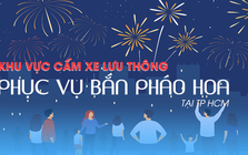 [Infographic] - Lộ trình thay thế các tuyến đường bị cấm, phục vụ bắn pháo hoa tối 30-4 ở TPHCM