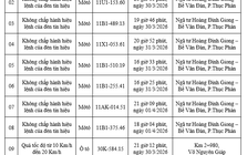 Công an yêu cầu tất cả chủ xe máy, ô tô trong danh sách sau nhanh chóng nộp phạt nguội theo Nghị định 168