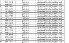 564 chủ xe có biển số sau nhanh chóng nộp phạt nguội theo Nghị định 168: Vi phạm cùng 1 lỗi có mức phạt lên tới 22 triệu đồng