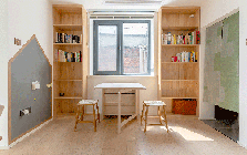 Gia đình 4 người sống trong căn hộ rộng 36m² ở khu vực có trường học tốt: Không có phòng khách hay phòng ăn nhưng vẫn rất hạnh phúc