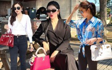 Á hậu bán đôi giày bẩn 2 triệu gây tranh cãi: Đeo đồng hồ 11 tỷ, ở biệt thự 800m2, đồ hiệu chất thành đống