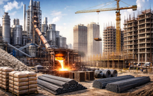 Tăng trưởng công nghiệp “giữ nhịp” nhờ xây dựng, nhưng rủi ro vẫn bủa vây