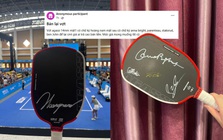 Fan Pickleball xin chữ ký của các tay vợt tại PPA Hà Nội về rao bán lại giá 66 triệu đồng