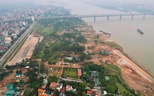 Khu vực xây công viên đầu tiên thuộc trục Đại lộ cảnh quan sông Hồng