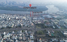Cận cảnh vị trí xây cầu Thủ Thiêm 4 trước ngày khởi công