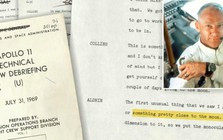 Chấn động: Hồ sơ UFO tiết lộ "tia laser lạ" quét qua phi hành đoàn Apollo 11 ngay trên cung trăng