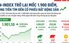 VN-Index trở lại mốc 1.900 điểm, dòng tiền tìm đến cổ phiếu bất động sản