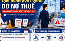 Tạm hoãn xuất cảnh do nợ thuế: Cơ quan thuế khuyến nghị người nộp thuế