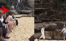 Người đàn ông đi bơi vô tình lạc vào sàn catwalk: Giật sạch spotlight của dàn mẫu, lên sóng truyền hình