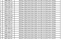442 chủ phương tiện vi phạm mang biển số sau nhanh chóng nộp phạt nguội theo Nghị định 168