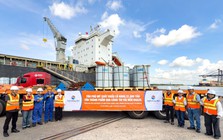 Tôn Phú Mỹ xuất khẩu 27.000 tấn tôn thành phẩm sang Brazil qua Cảng Quốc tế Thị Vải