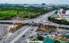 Đại công trường hầm chui Cổ Linh sau 7 tháng thi công