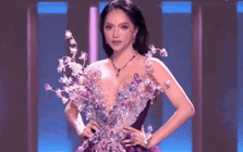 Bán kết Miss Grand: Hương Giang tung chiêu "cánh bướm" rồi bay thẳng vào Top 9, lần thứ 2 được vinh danh hạng mục quan trọng